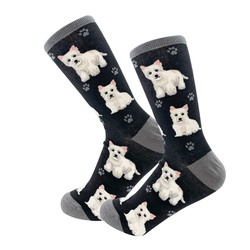 HAPPY TAILS WESTIE - FULL BODY (UNISEX SOCKS) (NWT)